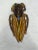 Mid-Century French Majolica Cicada Applique.