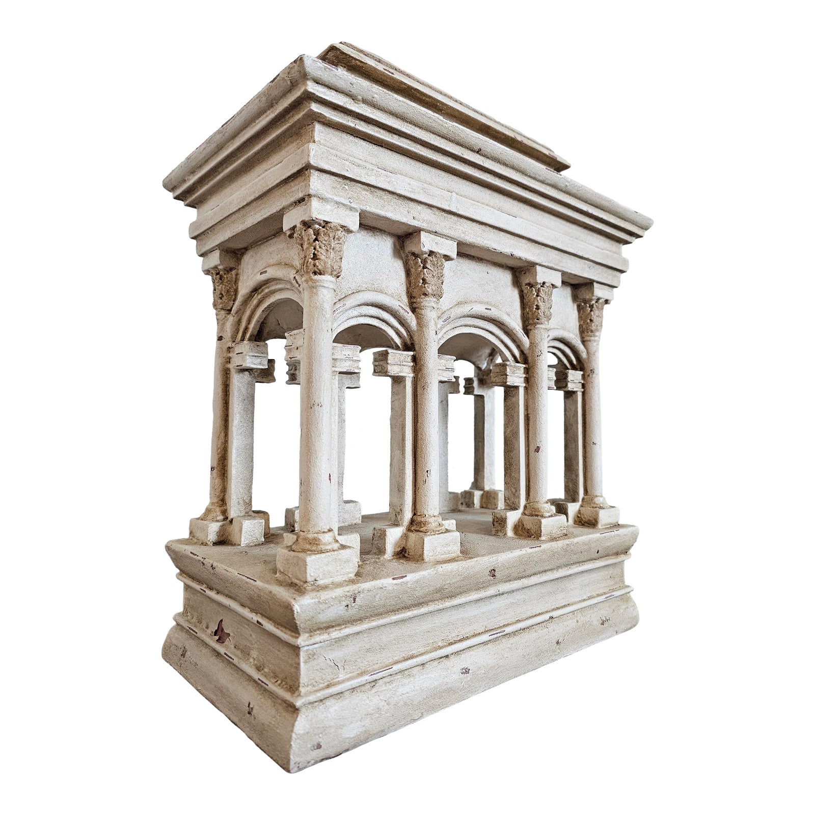 Italian Grand Tour Style Neo-Classical Roman Temple Portico ...