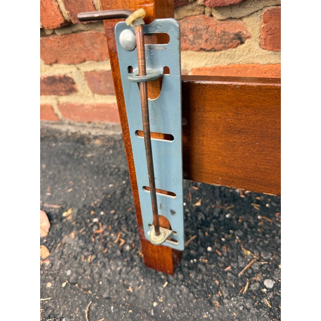 Hollywood Regency Mid 20th Century Kindel Neoclassical Style Walnut King-Size Headboard For Sale - Image 3 of 14