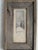 Artist-signed pencil drawing of a charming house scene by W.C. Vincent Framed in a light, rustic wood frame that...
