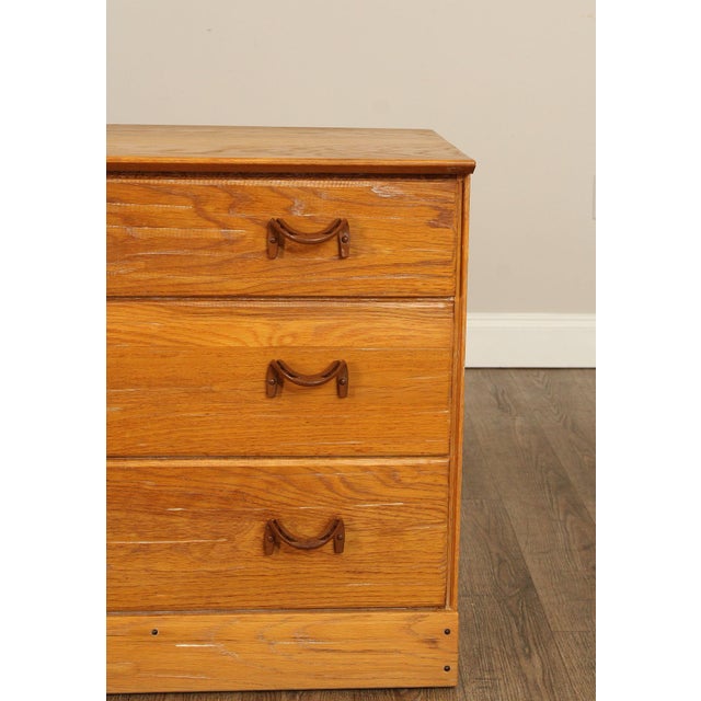 Brandt Ranch Oak Vintage Chest of Drawers For Sale - Image 9 of 12