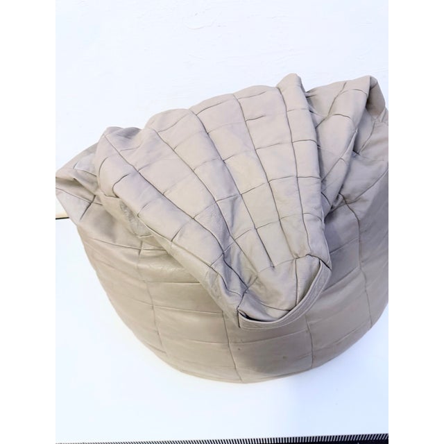 Animal Skin Patchwork Leather Beanbag from de Sede, 1970s For Sale - Image 7 of 13