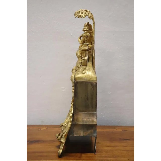 Antique Gilt Bronze Table Clock, 19th Century For Sale - Image 10 of 12