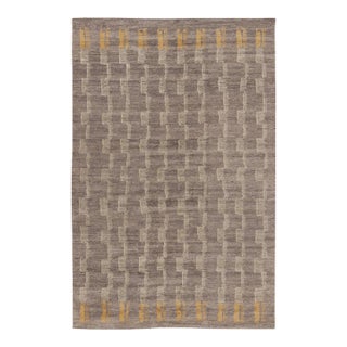 Contemporary Art Deco Style Geometric Rug by Rug & Kilim, India For Sale