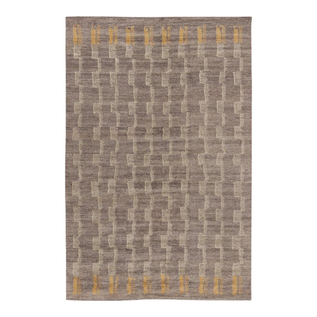 Contemporary Art Deco Style Geometric Rug by Rug & Kilim, India For Sale