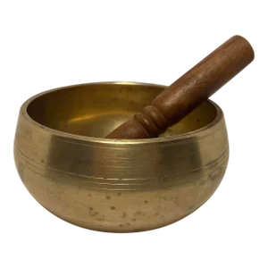 Vintage Bronze Buddha Meditation Singing Bowl Mindfulness Tibet Nepal