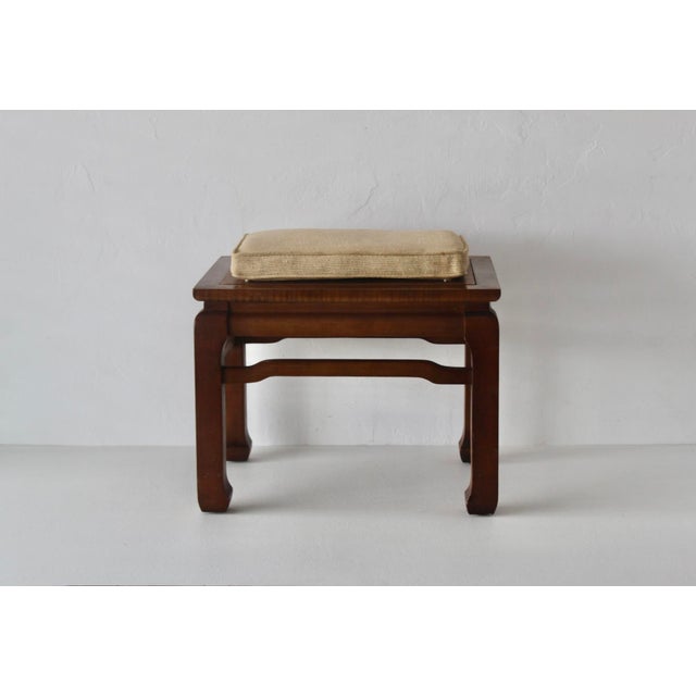 Vintage Ming Style Convertible Side Table Stool Mid-Century For Sale In Miami - Image 6 of 15