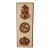 Cast Metal Brasses French Wall Plaque For Sale