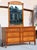 Mid-Century Modern Drexel Mid-Century Mahogany Lowboy Dresser With Matching Mirror - Vintage Solid Wood With Hidden Compartment For Sale - Image 3 of 18
