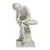 19th Century French Antique White Bisque Porcelain Figure of Spinario For Sale