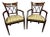 Late 20th Century Pair of John Widdicomb Model 5572 Inlaid Mahogany Federal-Style Armchairs For Sale