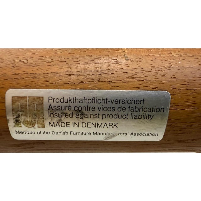 Brown Danish Modern Biomorphic Teak Coffee Table, Uldum Møbelfabrik Smoked Glass Top For Sale - Image 8 of 8