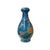 Oriental Bright Blue Glaze Color Flower Bird Ceramic Art Vase For Sale In San Francisco - Image 6 of 7