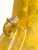 Table Lamp: Vintage Sunflower Yellow and Gilt Japanese Glazed Ceramic Lamp For Sale - Image 11 of 12