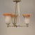 This pending light with a geometric motive in its fixture was produced by famous “Noverdy” company in France in the 1920s....