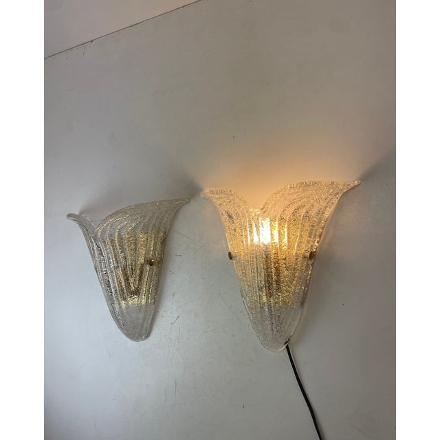 Murano Graniglia Wall Lamps by Italamp, Italy, 1980s, Set of 2 For Sale - Image 10 of 16