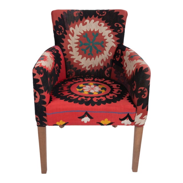 Suzani Armchair - Ethnic Bergere For Sale