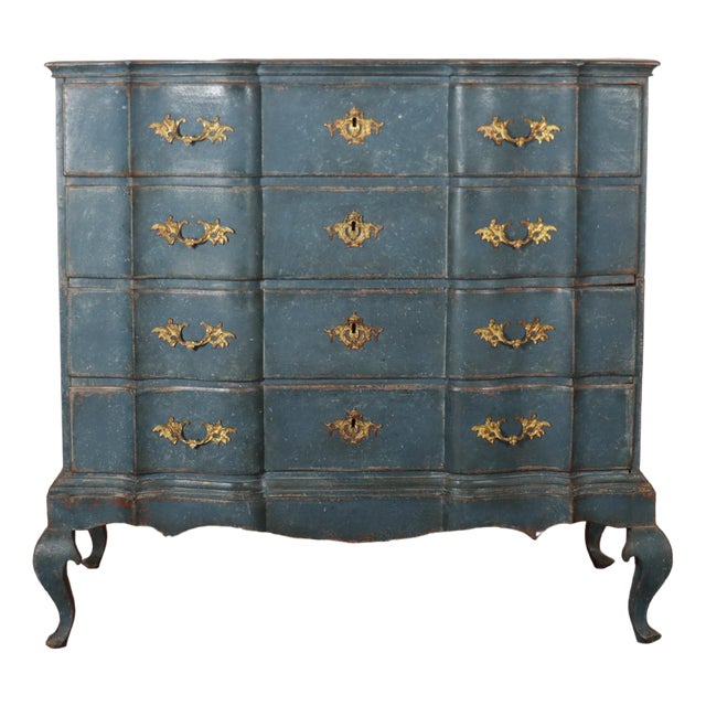 Antique Danish Chest of Drawers For Sale