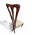 Late 20th Century Vintage Side Chair With Mahogany X-Leg Base Attributed to Christopher Guy For Sale - Image 5 of 9