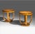 1920s Art Deco Tables in Burl Walnut Veneer and Black Lacquer, 1920s, Set of 2 For Sale - Image 5 of 5