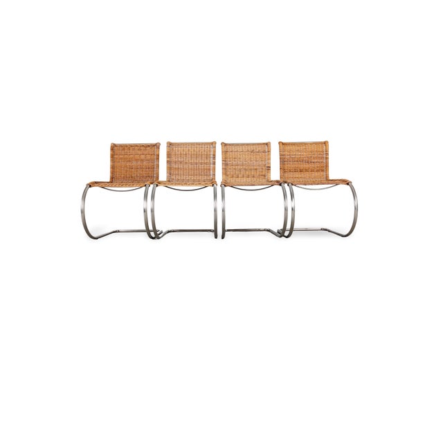 We are offering a beautiful set of four cantilever chairs from the renowned German manufacturer Tecta for sale. Designed...