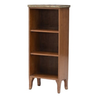 Bookshelf with Marble Top, 1920 For Sale