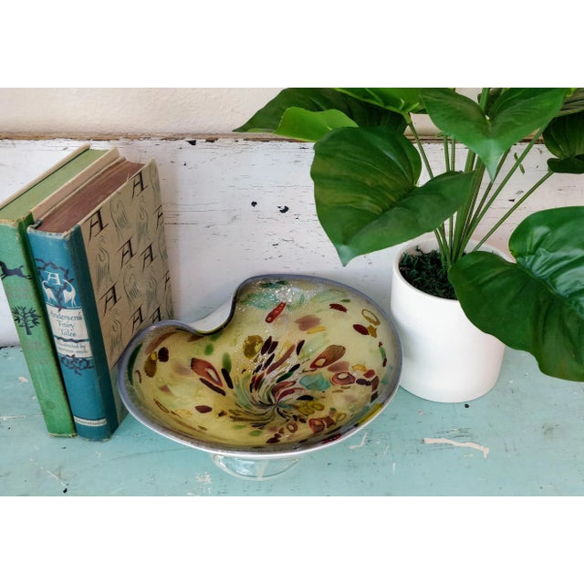 Vintage Italian Murano Bowl For Sale - Image 10 of 12