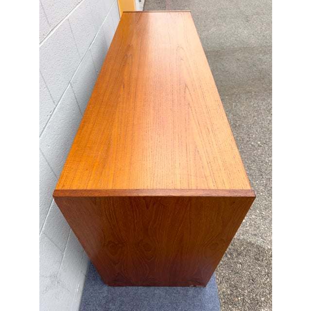 Wood Vintage Made in Denmark 6 Drawer Dresser For Sale - Image 7 of 12