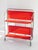 Mid-Century Modern Red Foldable Bar Cart with Chrome Metal, 1960s For Sale - Image 6 of 9