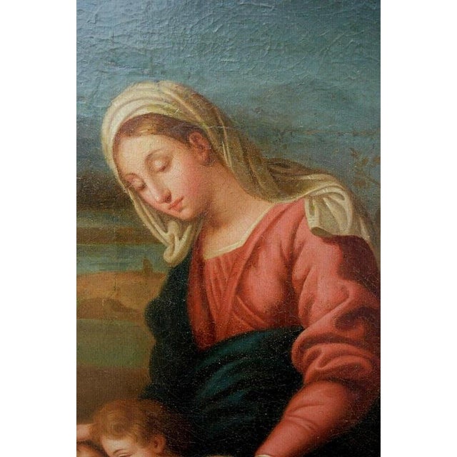 Italian Master After Raphael, Madonna del Passeggio, Oil Painting For Sale - Image 3 of 13