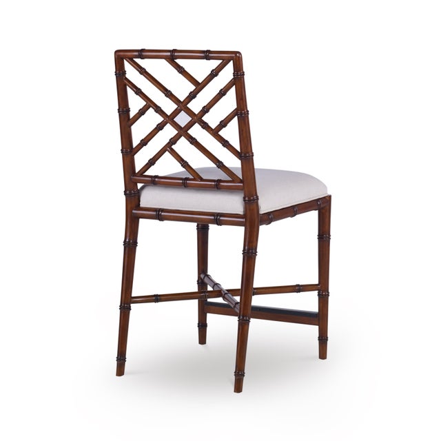 This piece is available only as shown, and will ship in 2-3 weeks. This counter stool, from the Chronograph Collection...