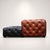 Animal Skin Loom Noir Pavé Two-Tone Leather Sectional For Sale - Image 7 of 8