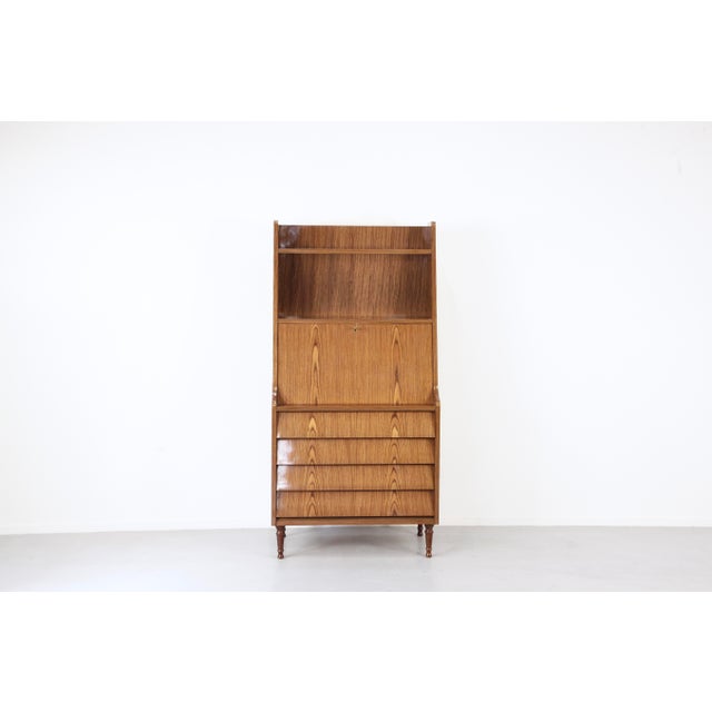Scandinavian Secretaire in Teak, 1960s, in Very Good conditions. Designed 1960 to 1969