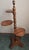 1950s Vintage 1950s Butler Walnut Tiered Mid Century Modern Plant Stand Wine Pottery Display For Sale - Image 5 of 8