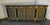 Louis XVI Style Hollywood Regency Sideboard in Burl Wood, Grey Lacquer and Brass, France, 1980s For Sale - Image 13 of 18