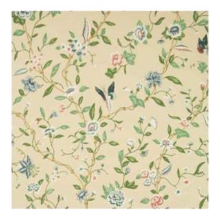 Brunschwig & Fils Reve Du Papillon, Butterfly’s Dream Handprinted Wallpaper 1981 For Sale