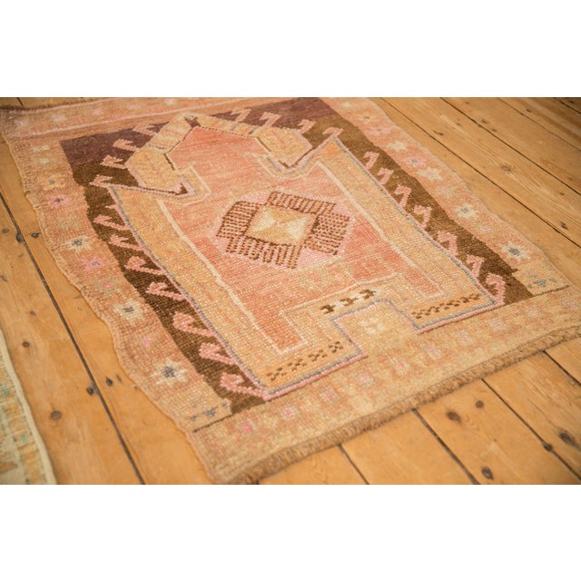 1970s Vintage Distressed Kars Square Rug - 2'11" x 3'9" For Sale - Image 5 of 9