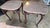 Vintage French Provincial Style Pink Marble & Mahogany Coffee Table and Matching Side Tables For Sale - Image 4 of 4