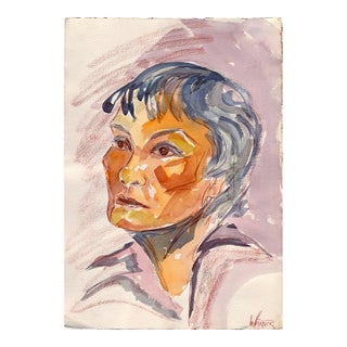 Portrait of a Woman by Doris Warner For Sale