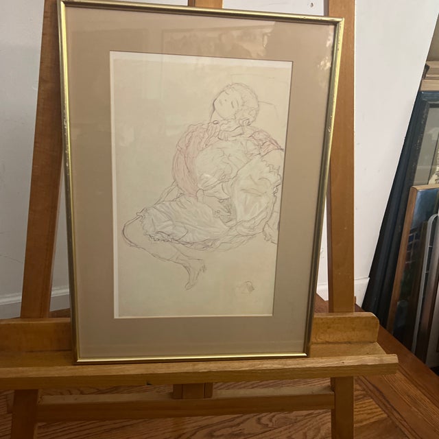 Original prints of pencil drawig of Gustav Klimt