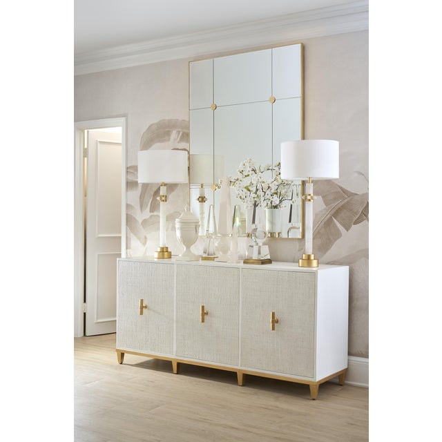 Loire Medallion Mirror - Gold, Large For Sale In Raleigh - Image 6 of 6