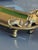 Art Nouveau Antique Brass Tone Pen Rest Adorned by Swans For Sale - Image 3 of 5