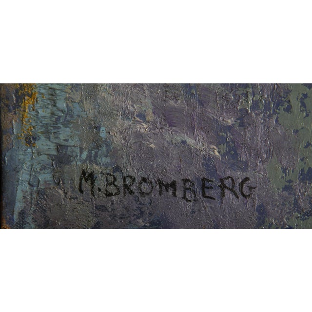 Miriam Bromberg Cubist Abstract V Oil on Canvas Size: 18 x 46 in. (45.72 x 116.84 cm)