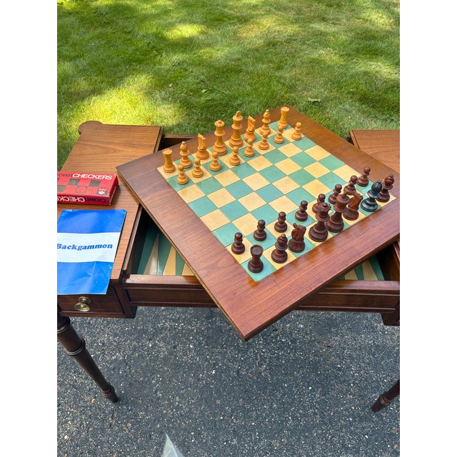 Old Colony Furniture Gaming Table Made by Old Colony For Sale - Image 4 of 14