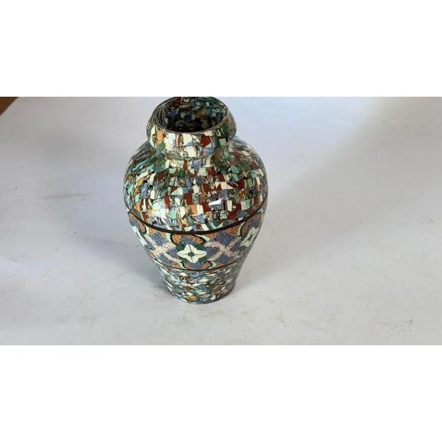 1960s Mid-Century Glazed Earthenware Vase by Jean Gerbino, France, 1960s For Sale - Image 5 of 13