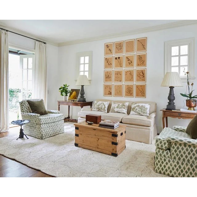 Coastal Rush House for Chairish Marisol Corn Husk Rug, 6' x 9' For Sale - Image 3 of 10