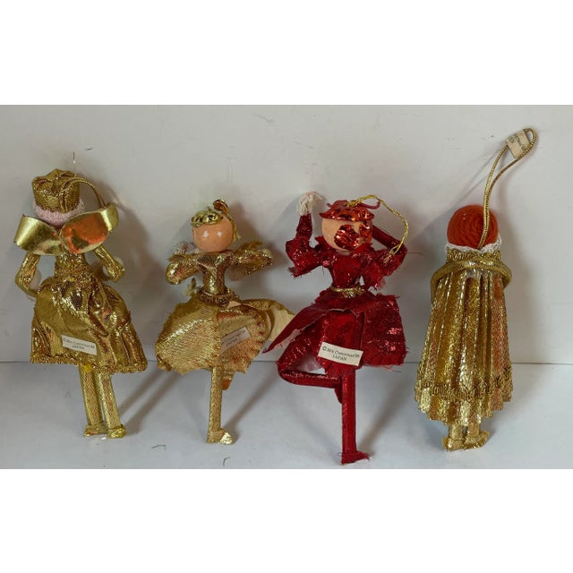 Mid 20th Century 1969 Mr. Santa Ornaments - Set of 4 For Sale - Image 5 of 8
