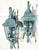 Pair of Vintage Solid Brass Outdoor Wall Lanterns - 22”h X 7”.5 W X 7”.5 D For Sale - Image 14 of 15