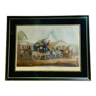 English Coaching Lithograph by c.c. Henderson - Framed For Sale