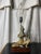 Vintage Asian James Mont Style Gilt Metal Asian Deity Lamp. For Sale - Image 10 of 10